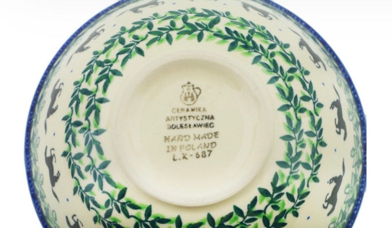 Ceramika Artystyczna, Mustang Forest, Bowl  6.5"