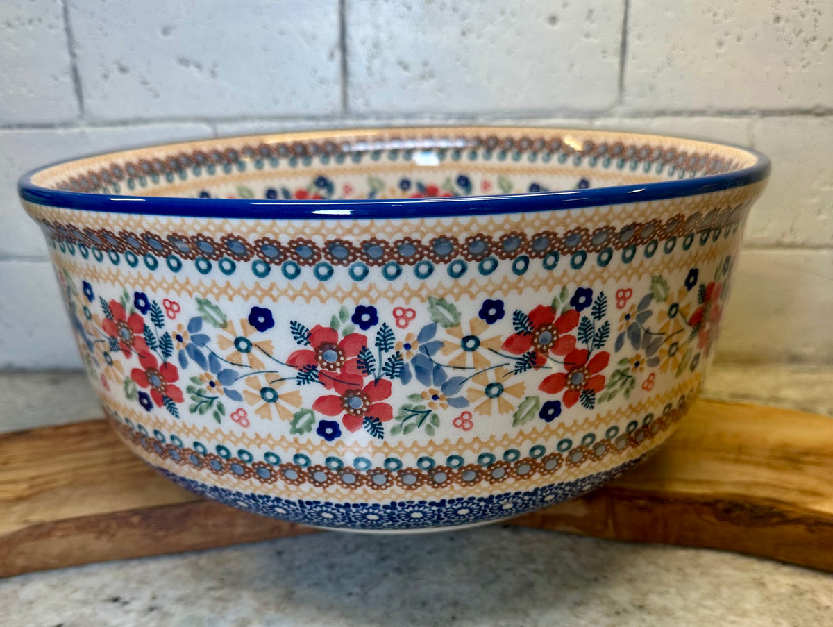 Manufaktura, Posies, Large Mixing Bowl 11"