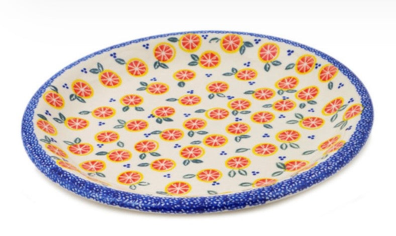 Bona, Citrus Craze, Round Platter 13"