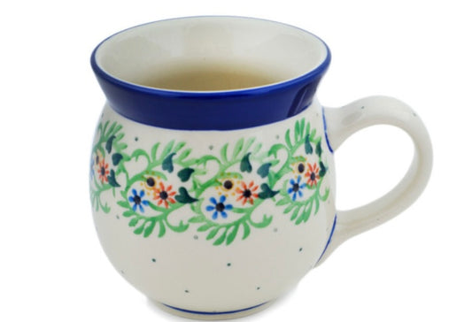 Ceramika Artystyczna Polish Pottery, Vines Of Love, Bubble Mug