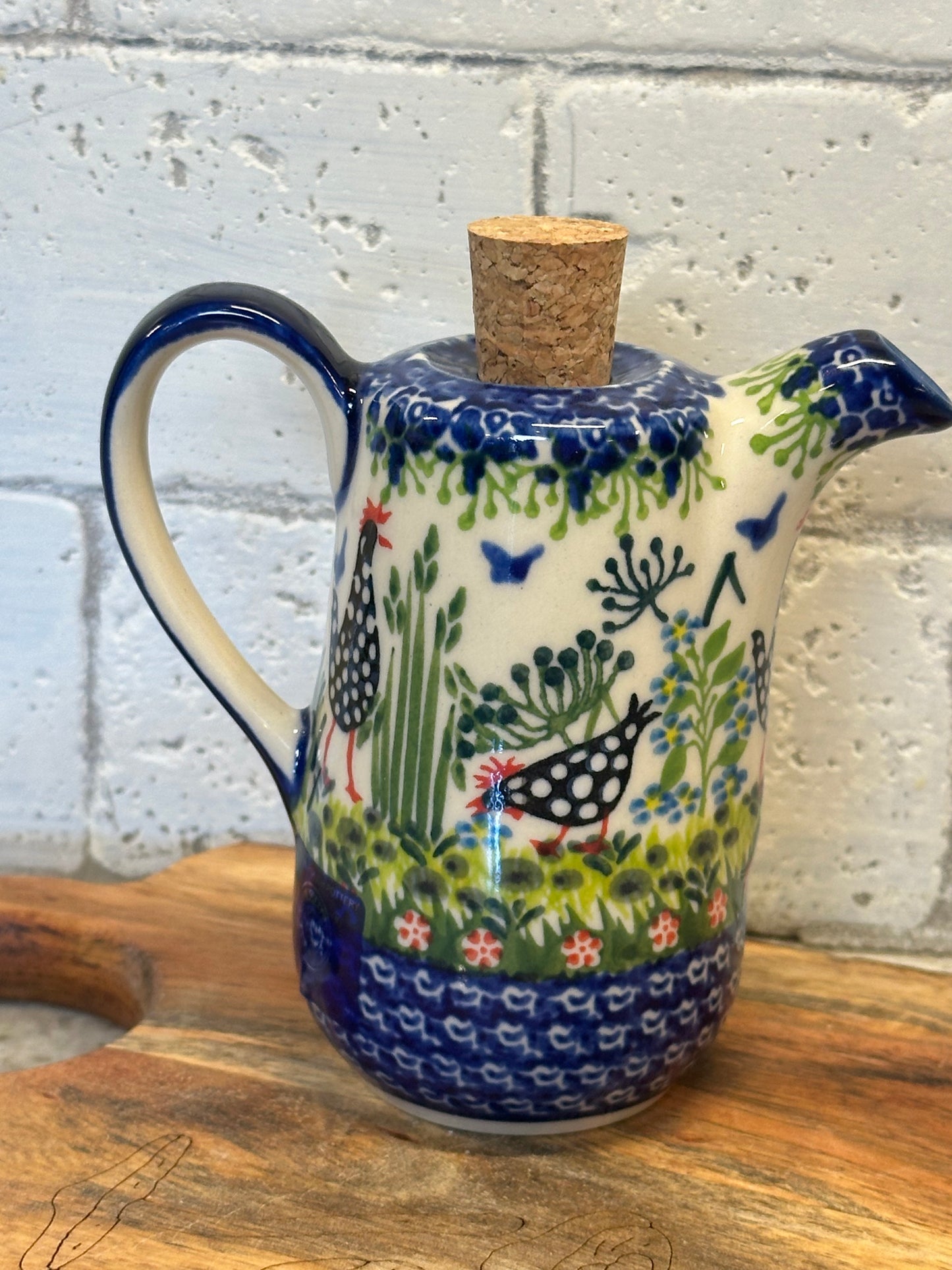 Kalich, Art Level A, Polka Chicken, Vinegar/Oil/Syrup Bottle