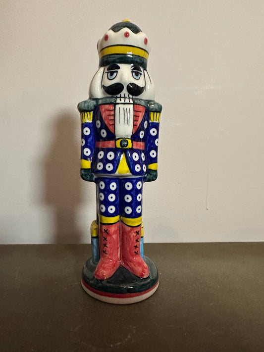 Vena Colorful Owl Eye, Large Nutcracker Figurine