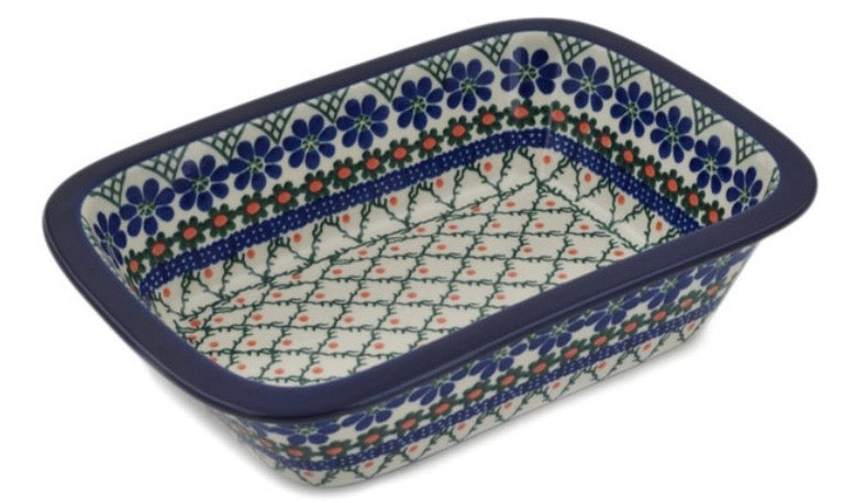 Ceramika Artystyczna, Primrose Trellis, Rectangular Baker