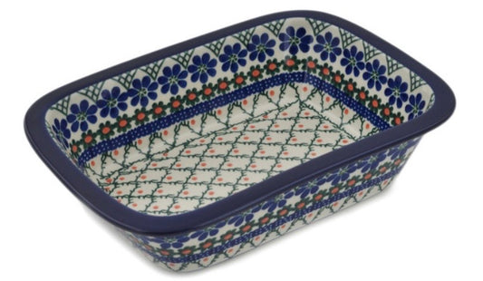 Ceramika Artystyczna, Primrose Trellis, Rectangular Baker