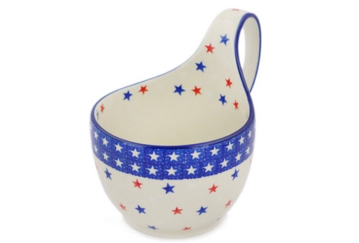 Ceramika Artystyczna, American Stars and Stripes, Loop Bowl/Mug