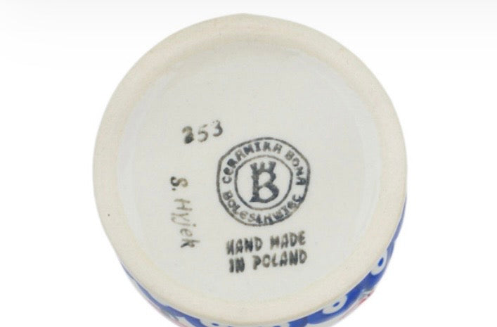 Ceramika Bona, Blue Eye Spring, Honey Jar with Dipper