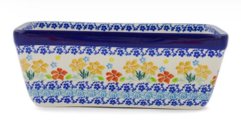 Ceramika Artystyczna, Creamy Saffron, Loaf Pan 8"