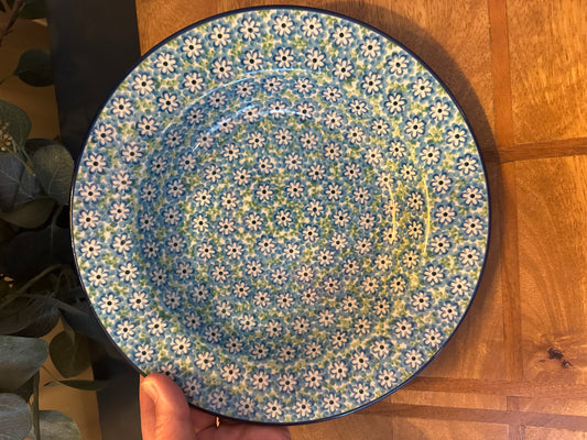 Ceramika Artystyczna Polish Pottery. Sea Daisy Pasta Plate/Bowl
