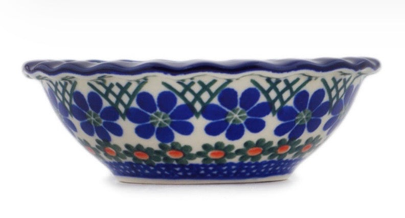 Ceramika Artystyczna, Primrose Trellis, Scalloped Bowl
