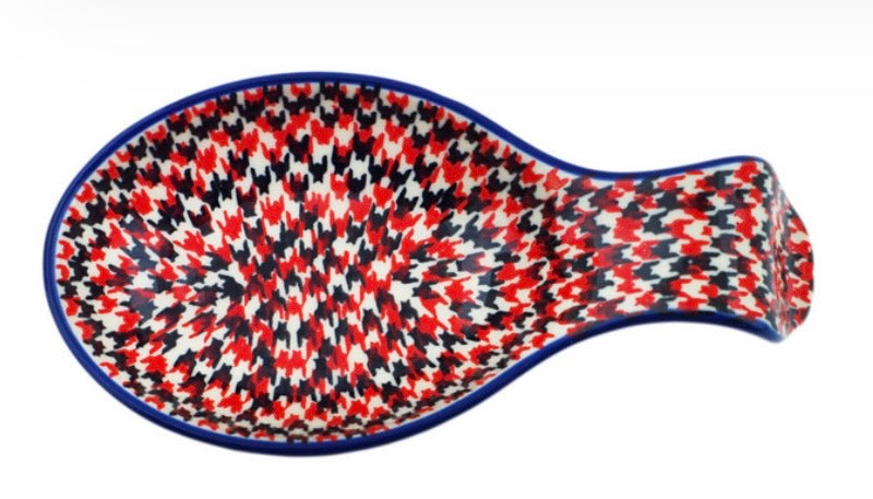 Ceramika Artystyczna, Houndstooth, Spoon Rest