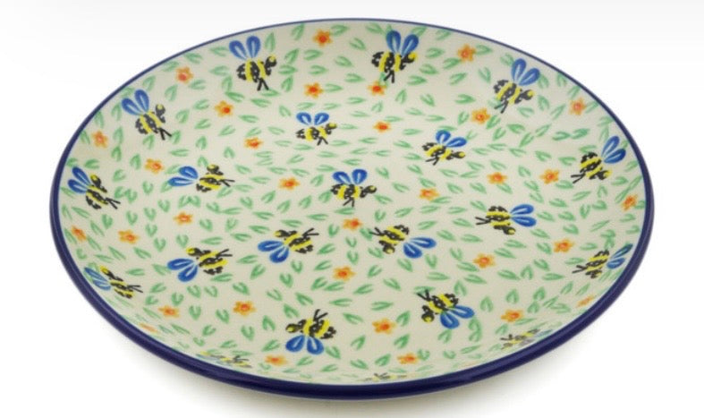 Ceramika Artystyczna, Honey Bee, Dessert/Luncheon Plate