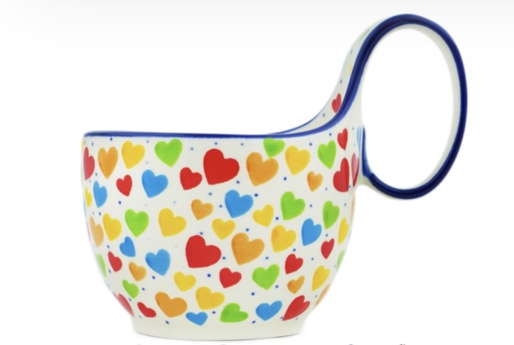 Ceramika Artystyczna, U4833, In Love With Love, Loop Mug/Bowl