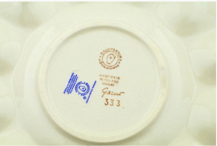 Manufaktura Signature Unikat, Daisy Jazz, Egg Plate 10"