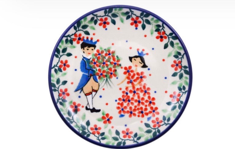 Ceramika Artystyczna, U4866 A Flower Fairytale, Coaster/Mini Plate