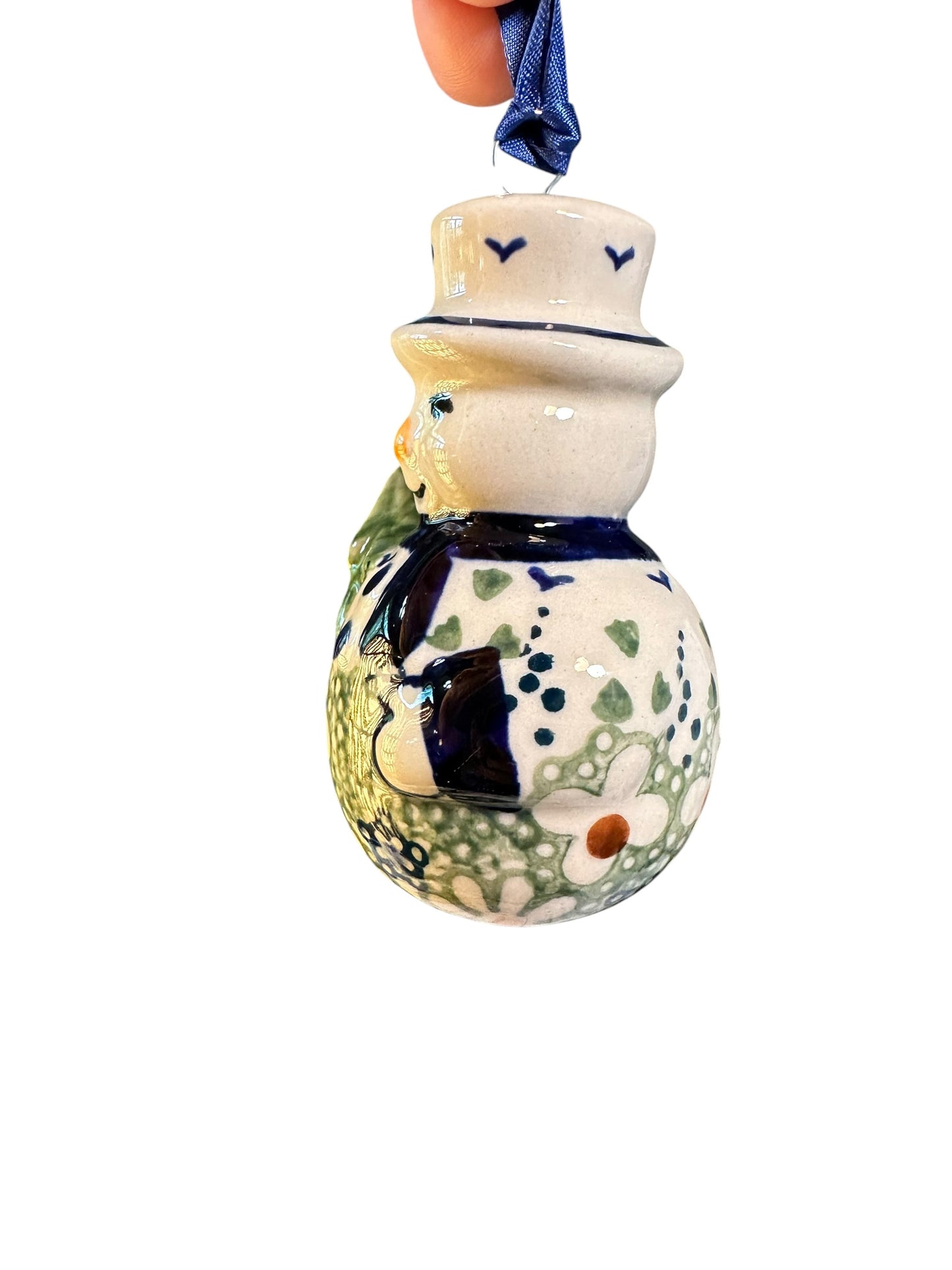 Manufaktura, Daisy Jane, Snowman with Tree Ornament