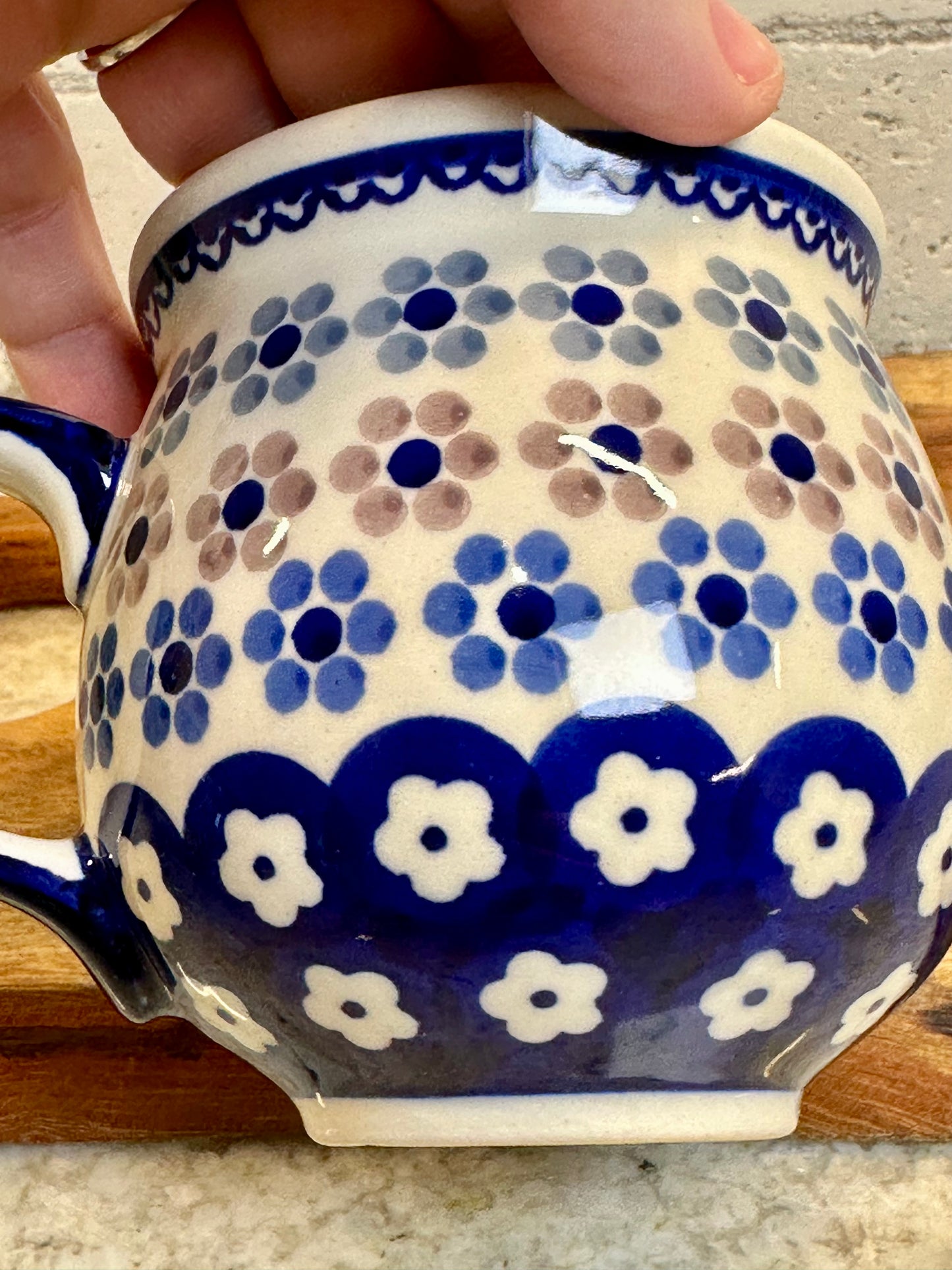 Manufaktura, Floral Chain, Medium Belly Mug