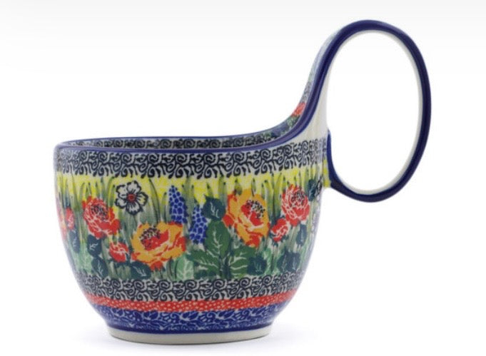 Ceramika Artystyczna, U4616, Splendid Morning Glow, Loop Mug/Bowl