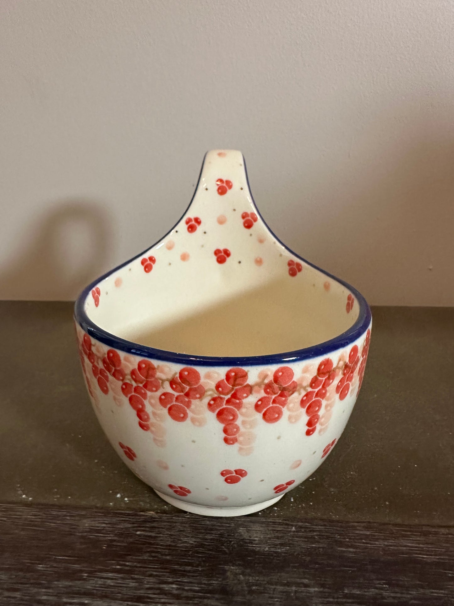 Ceramika Artystyczna, Red Currant, Loop Mug/Bowl