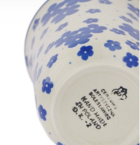 Ceramika Artystyczna, Cobalt Meadow Bistro Mug 18 oz