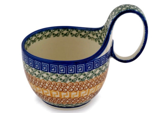 Ceramika Artystyczna, Grecian Sea, Loop Mug/Bowl