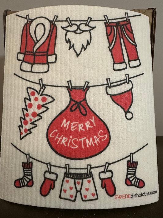 Swedish Dishcloth Christmas Santa