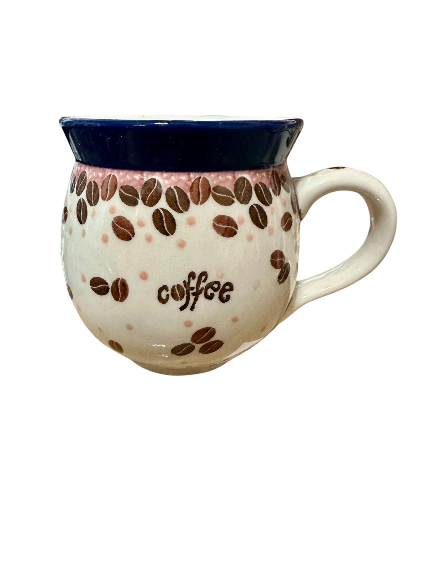 Ceramika Artystyczna, "Coffee" Coffee Bean, Medium Bubble Mug