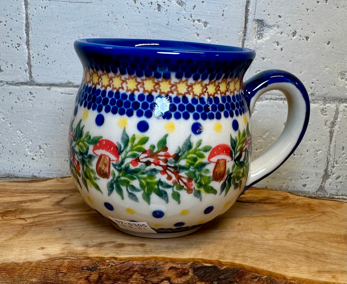 Kalich, Mushroom and Berries, Medium Bubble Mug