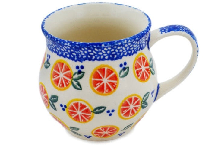 Bona, Citrus Craze, Medium Bubble Mug 12 oz.