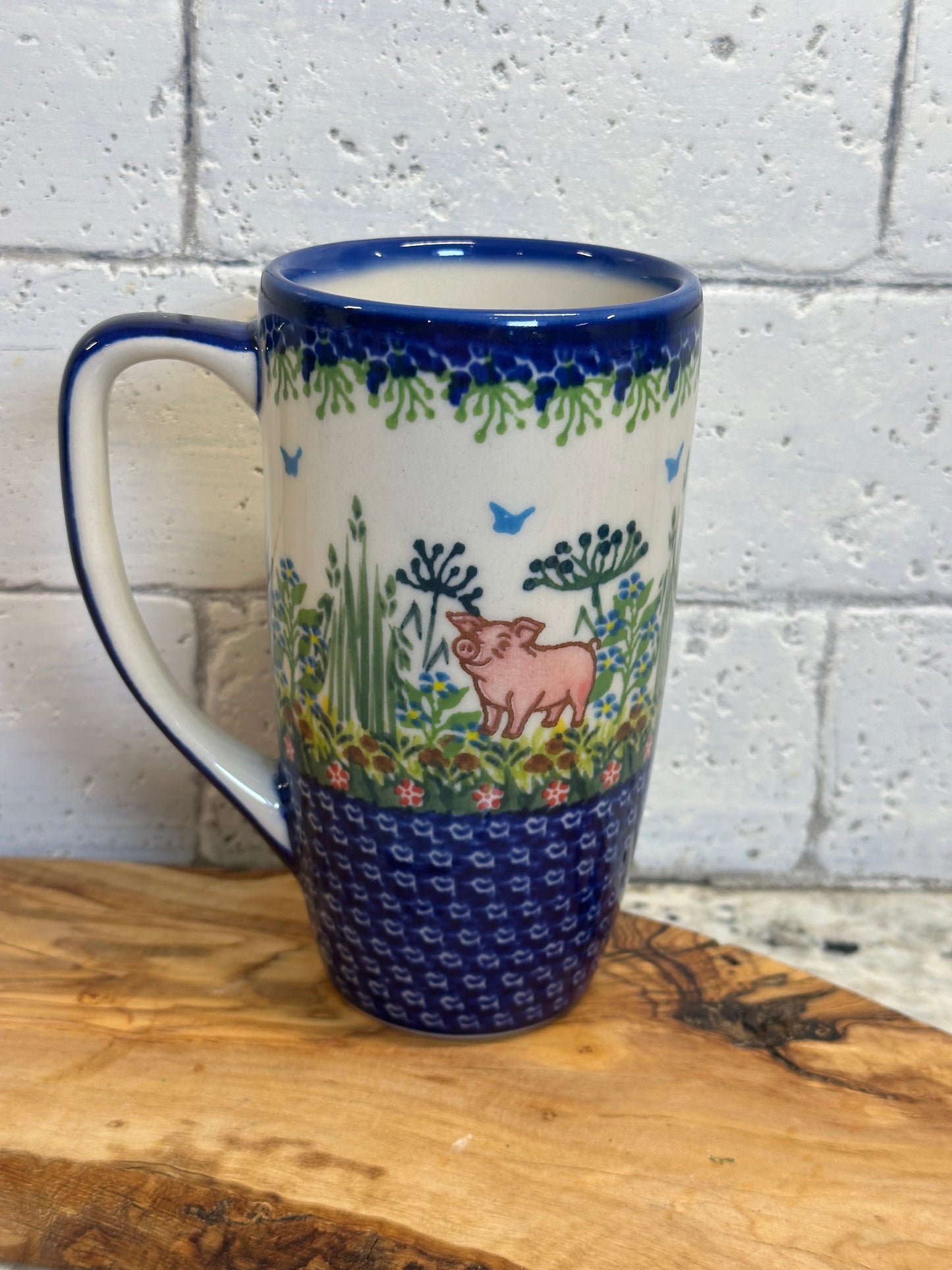 Kalich, Unikat Art Level A1, Piggy Tall Latte Mug 15 oz.