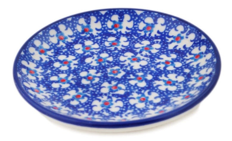 Ceramika Artystyczna, Ribbon Daisies, Coaster/Mini Plate