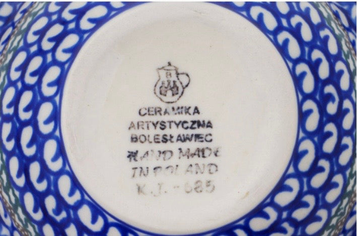 Ceramika Artystyczna, Cobblestone Garden, Scalloped Bowl 5"