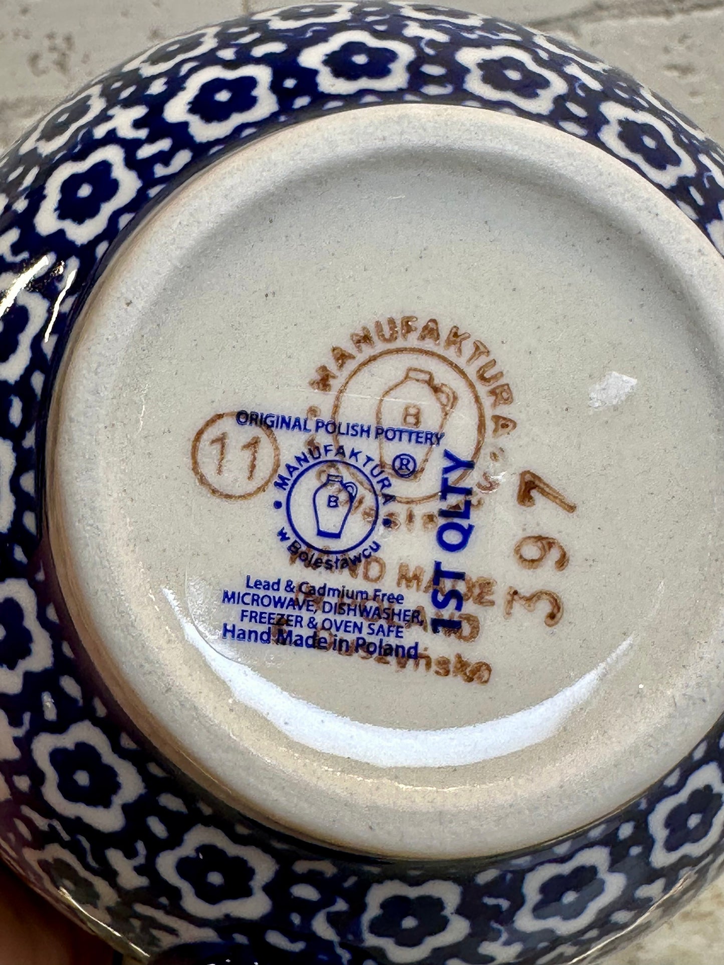 Manufaktura, Butterfly Border, Large Bubble Mug
