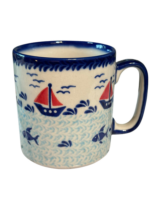 Vena, Sailboat, Straight Mug 12 oz