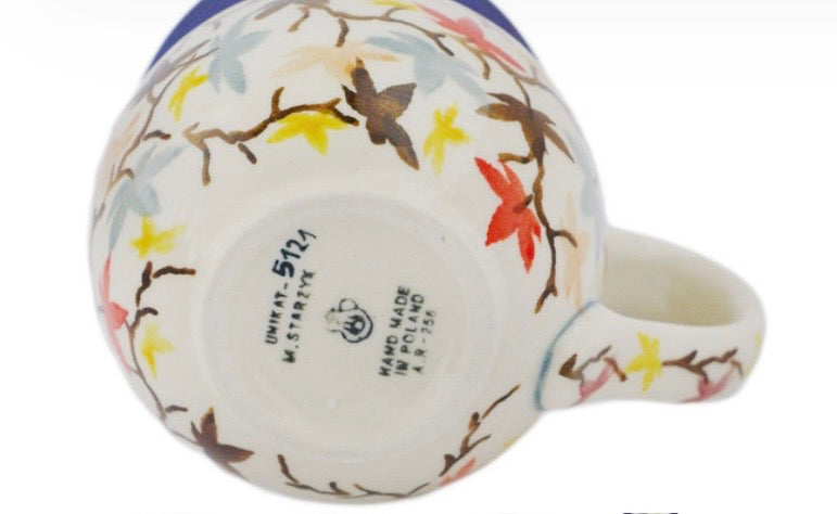 Ceramika Artystyczna, Unikat U5121, Autumn Tree, Bubble Mug 12 oz.