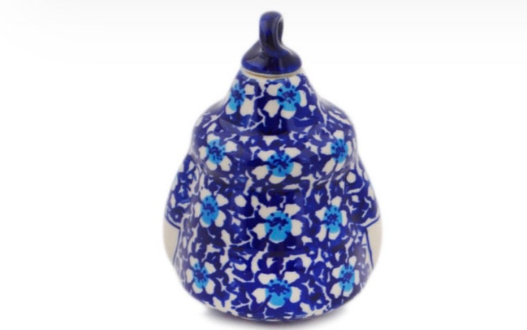 Manufaktura, Flowers On The Lake, Santa Ornament Christmas Ball 4"