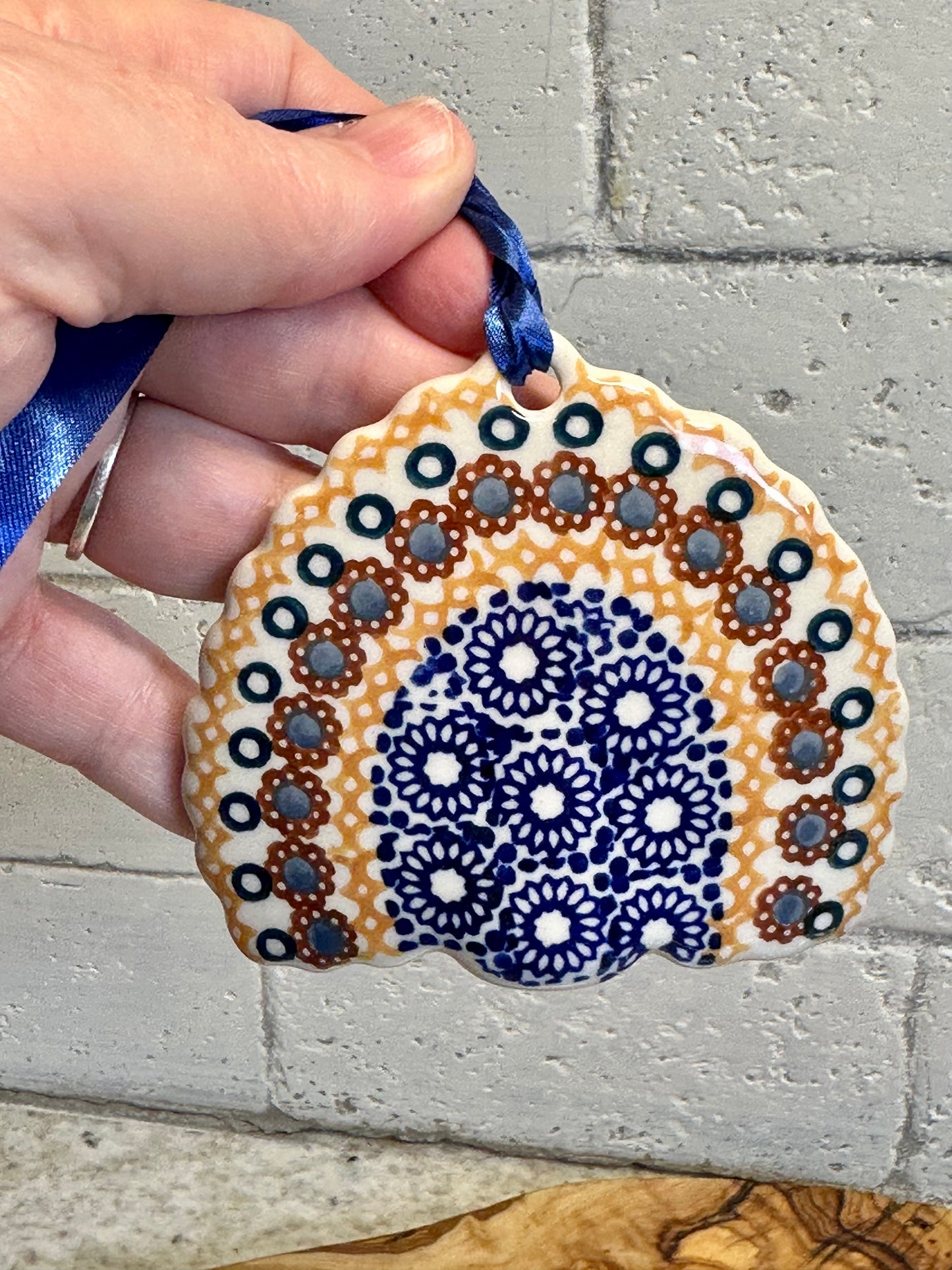 Manufaktura DPLC Posies, Peacock Ornament