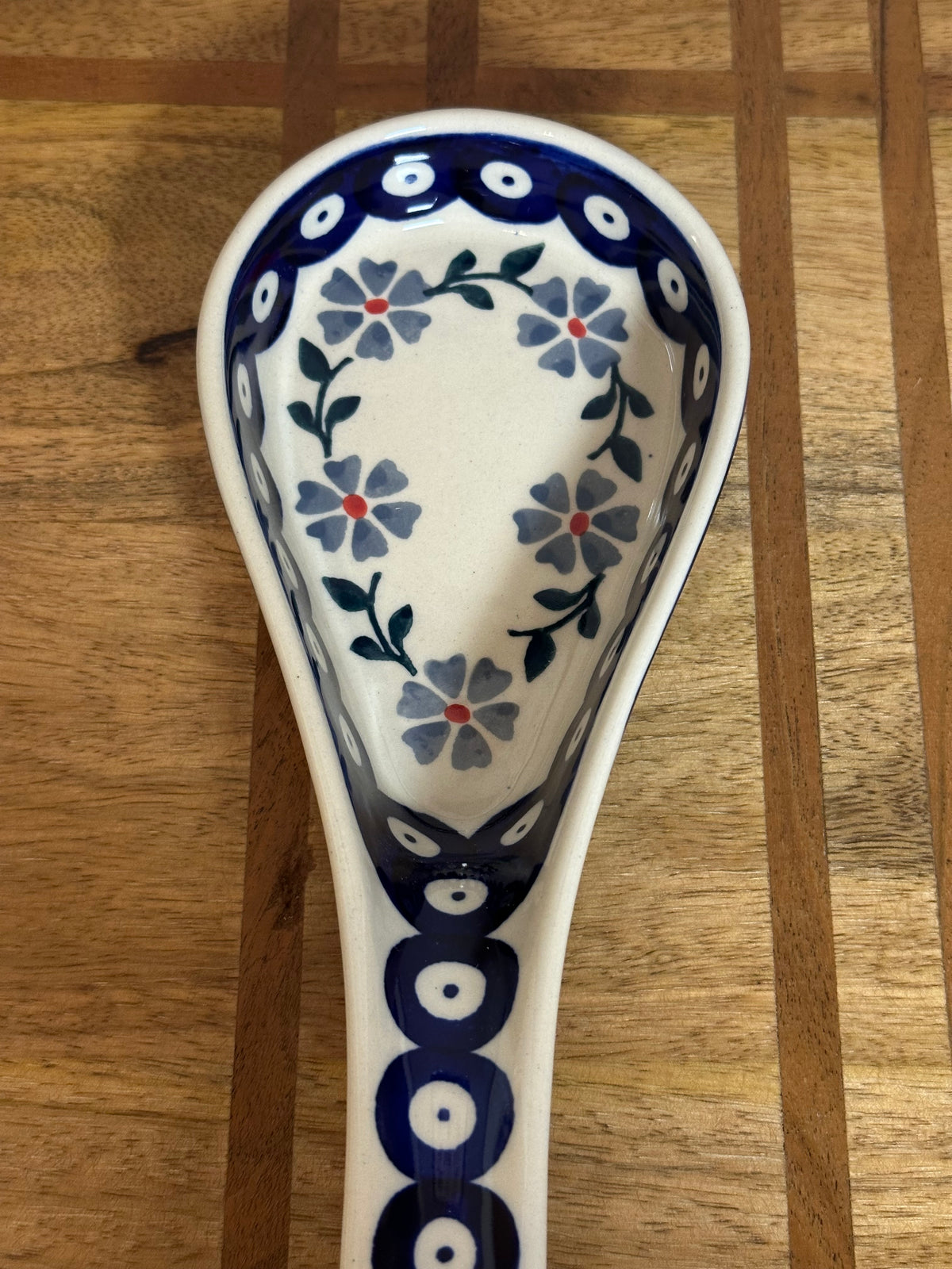Manufaktura, Blue Violet Large Spoon Rest