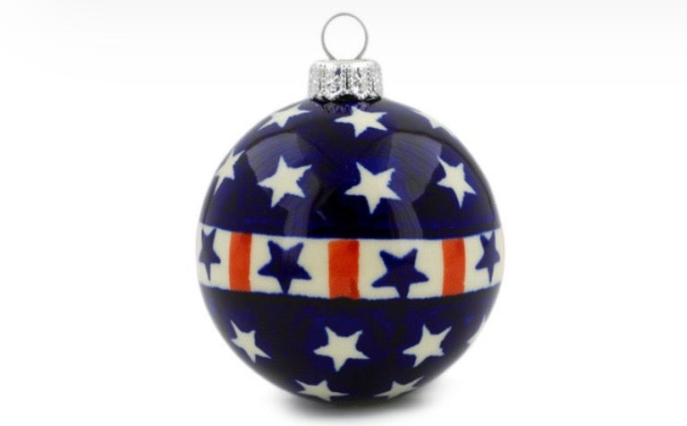 Zaklady, Americana, Christmas Ball Ornament 3"