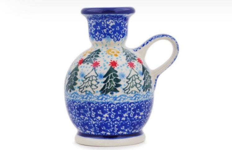 Ceramika Artystyczna, U4174, Glowing Christmas Trees, Candle Holder