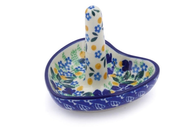 Ceramika Artystyczna, Unikat Sitting Blue Birds, Ring Holder