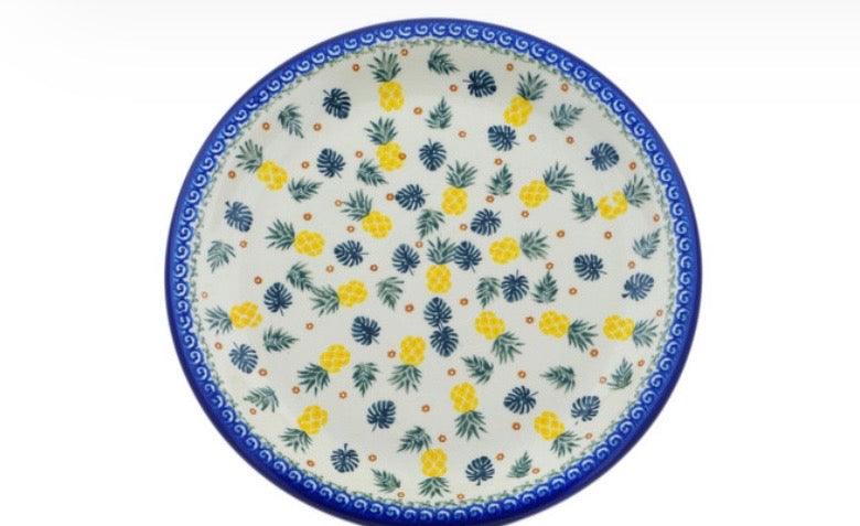 Bona, Pineapple Parade, Plate/Platter 13"