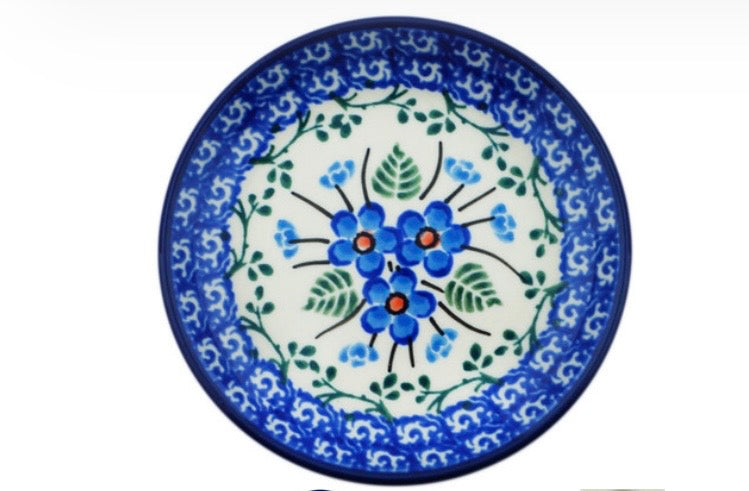 Ceramika Artystyczna, Blue Blossom, Coaster/Mini Plate