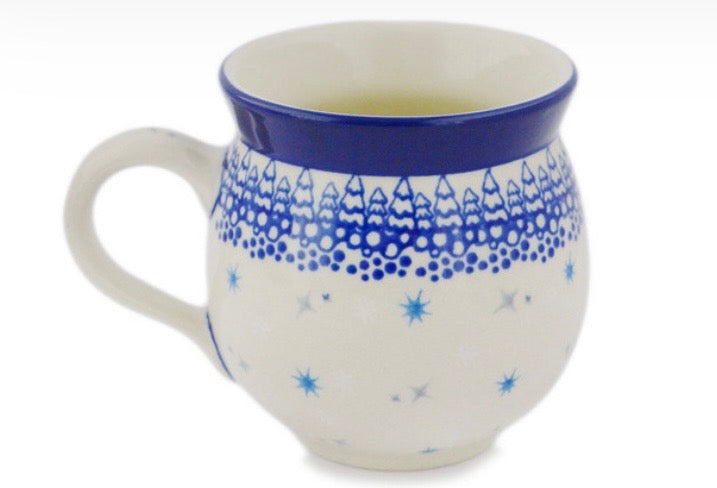 Ceramika Artystyczna, Snowcap Songbird, Medium Bubble Mug