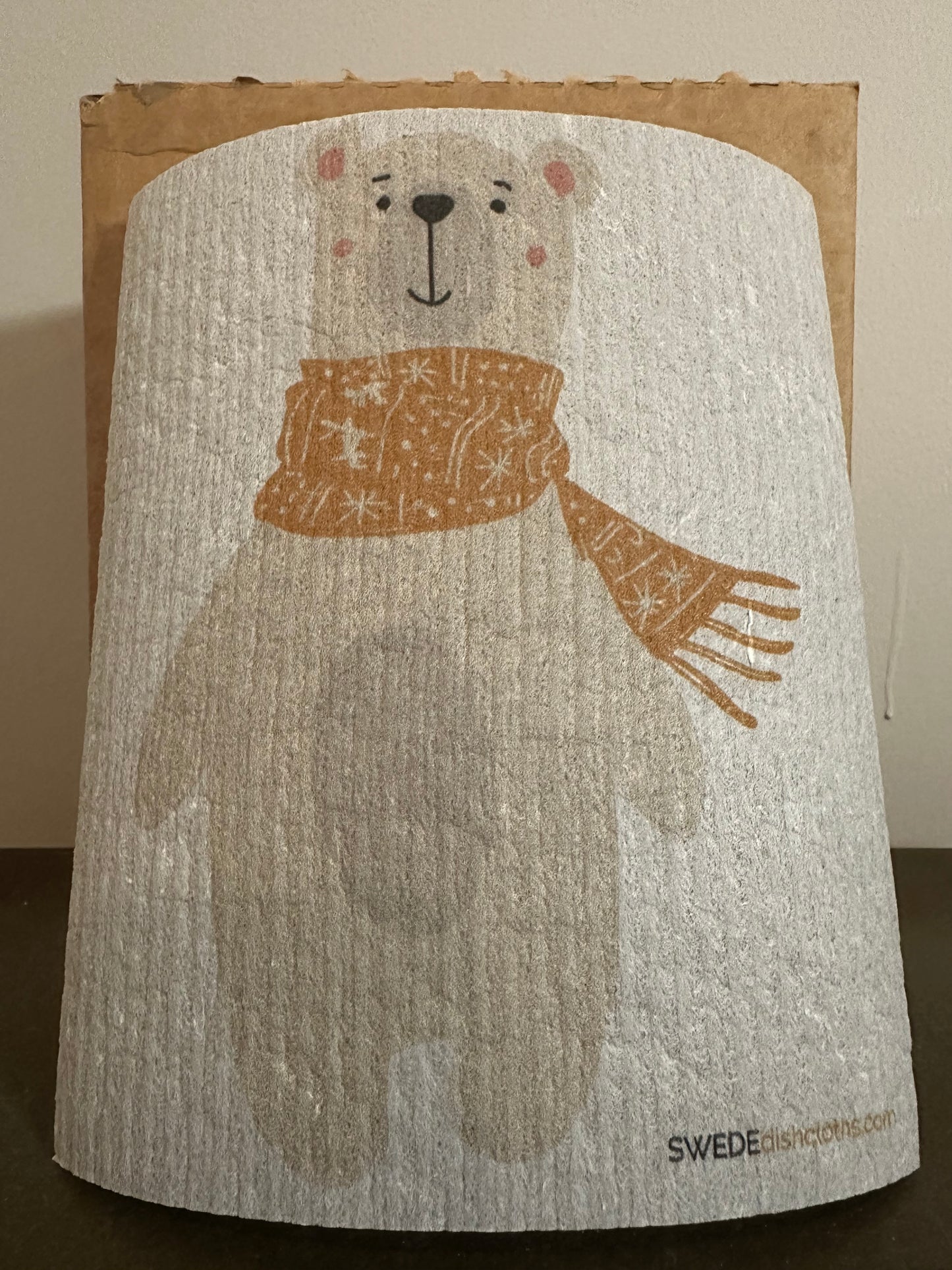 Swedish Dishcloth Winter Bear