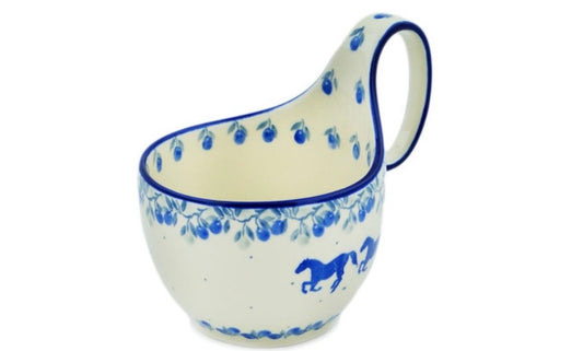 Ceramika Artystyczna, Horse Gallop, Loop Mug/Bowl
