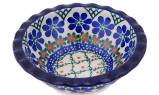 Ceramika Artystyczna, Primrose Trellis, Scalloped Bowl