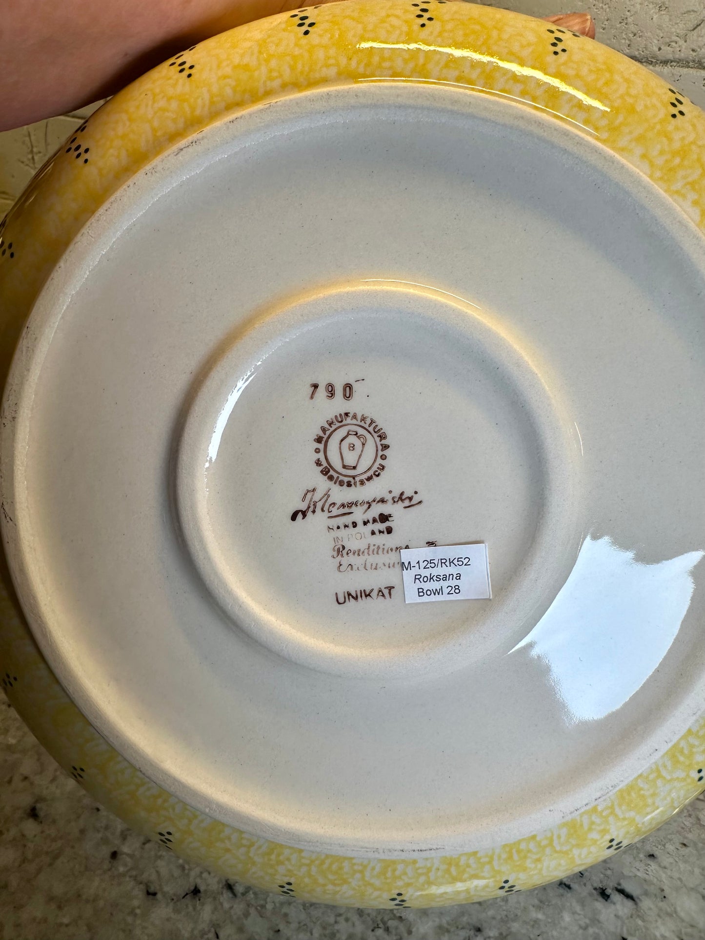 Manufaktura, Roksana, Large Deep Bowl 11"