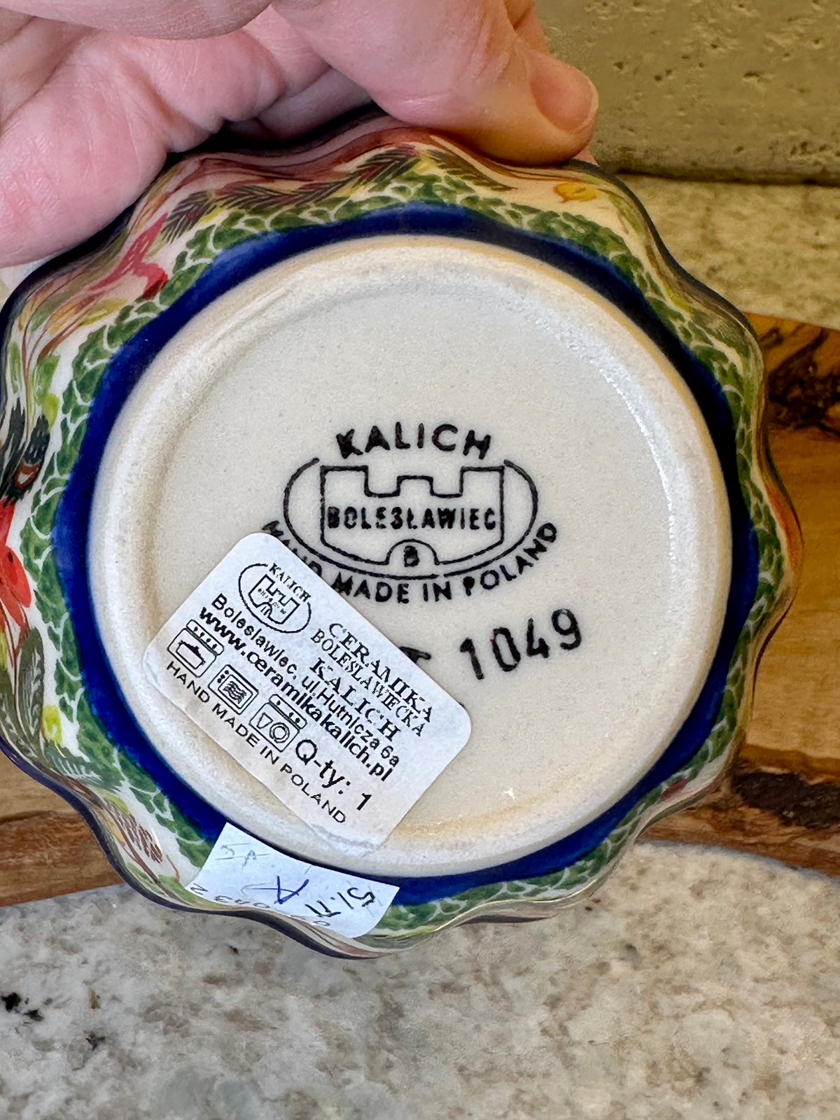 Kalich, A1 Level, Fox, Mushroom, Pinecones, Berries, Small Babka Bowl