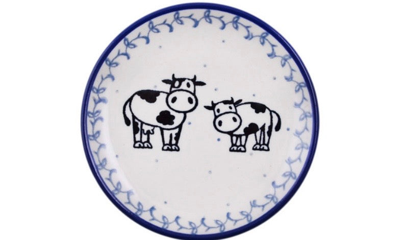 Ceramika Artystyczna, Happy Cows, Mini Plate/Coaster