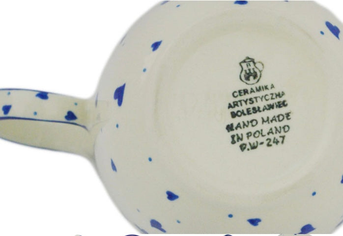 Ceramika Artystyczna Polish Pottery, Sending Love, Loop Mug/Bowl